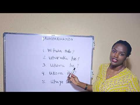 5 Kinyarwanda questions to ask in a first  conversation: put your answers in the comments, to win!!