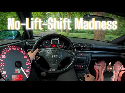 Audi S4 B5 POV: Brutal Shifts, Turbo Spool & Exhaust Notes