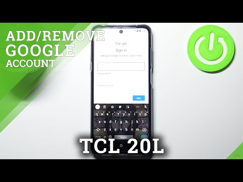 How to Add Google Account in TCL 20L - Manage Google Account
