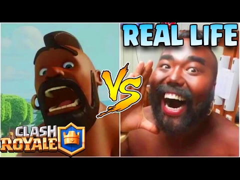 CLASH ROYALE VS REAL LIFE
