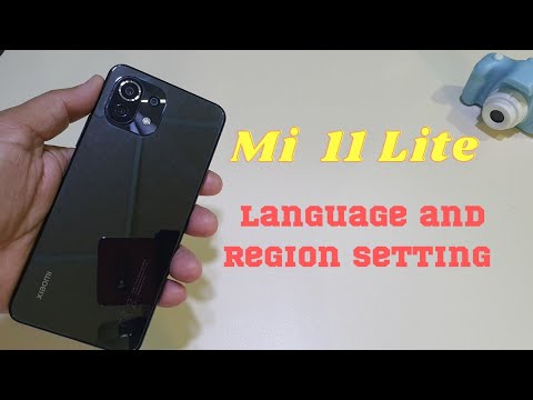 Mi 11lite Region Language  Settings