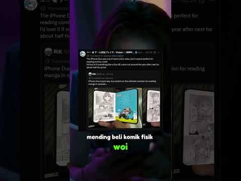 Netizen Jepang menemukan fungsi paling sempurna IPhone Duo adalah untuk membaca manga