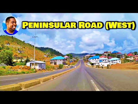 Newly Constructed Peninsular Road (West) - 🇸🇱 Roadtrip 2021 - Explore With Triple-A