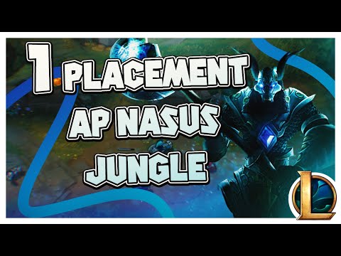 Jonanzo's first Placement game with full AP Nasus (Jungle) - League of Legends