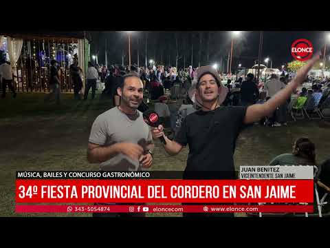 34º Fiesta Provincial del Cordero en San Jaime de la Frontera - palabra de autoridades municipales