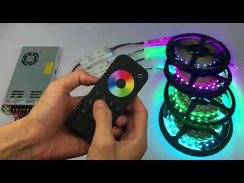 DC12V RGBW 4 in 1 LED Strip Lights Works with RT4 4 Zones Wireless Controller