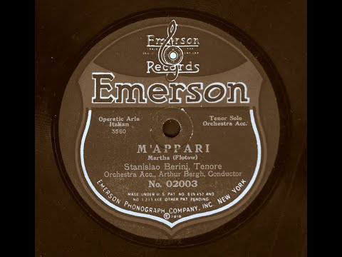 Stanislaw Berini - M'apparì tutt' amor (Emerson, 1919)