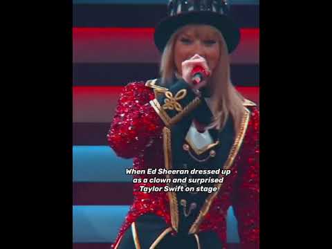 When Ed Sheeran Surprised Taylor Swift On Stage tiktok taylorswifh13