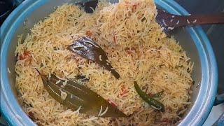 How To Make Bagara Rice In Telugu Telangana Style || Nizam Vantalu