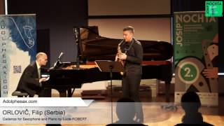 Cadenza by Lucie Robert – ORLOVIC, Filip (Serbia)