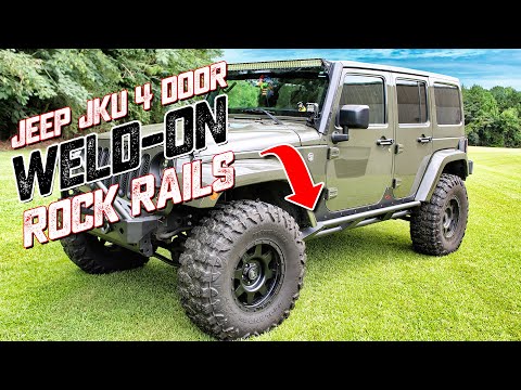NEW! Motobilt Jeep JKU 4 Door Rock Rails!