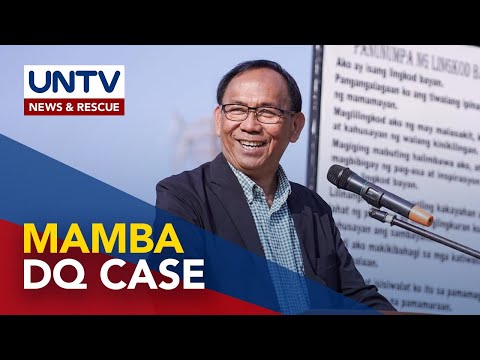 Comelec to order Gov. Mamba to vacate post if no MR is filed – Garcia