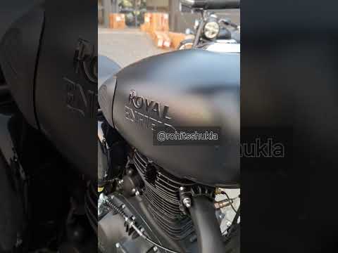 Royal Enfield New Stealth Black #royalenfield #classic350 #bike #rider #viral #trending #shorts #yt