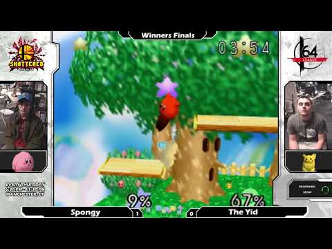 Smash 64: Spongy (Kirby) V The Yid (Pikachu) - Shattered 112 Tournament SSB64