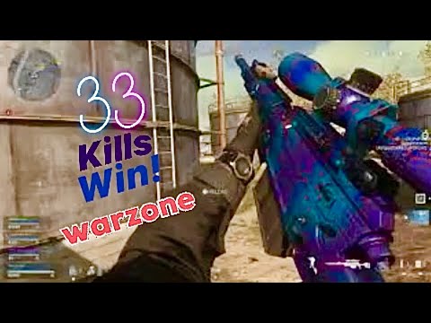 Warzone 33 Kills Win Game (Crazy End)