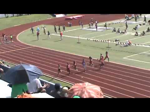 2014 USATF Region 16   100m Dash   11 12 Girls Finals