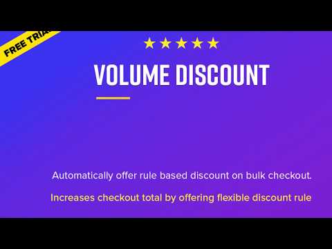 Volume Discount Shopify App - Automatic Discount app