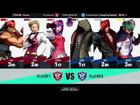 Flynn's Arcade 043 Winners Quarters- OmegaTomHanks (Athena,King,Ralf)Vs incross (Kukri,Iori,Seun'Ei)