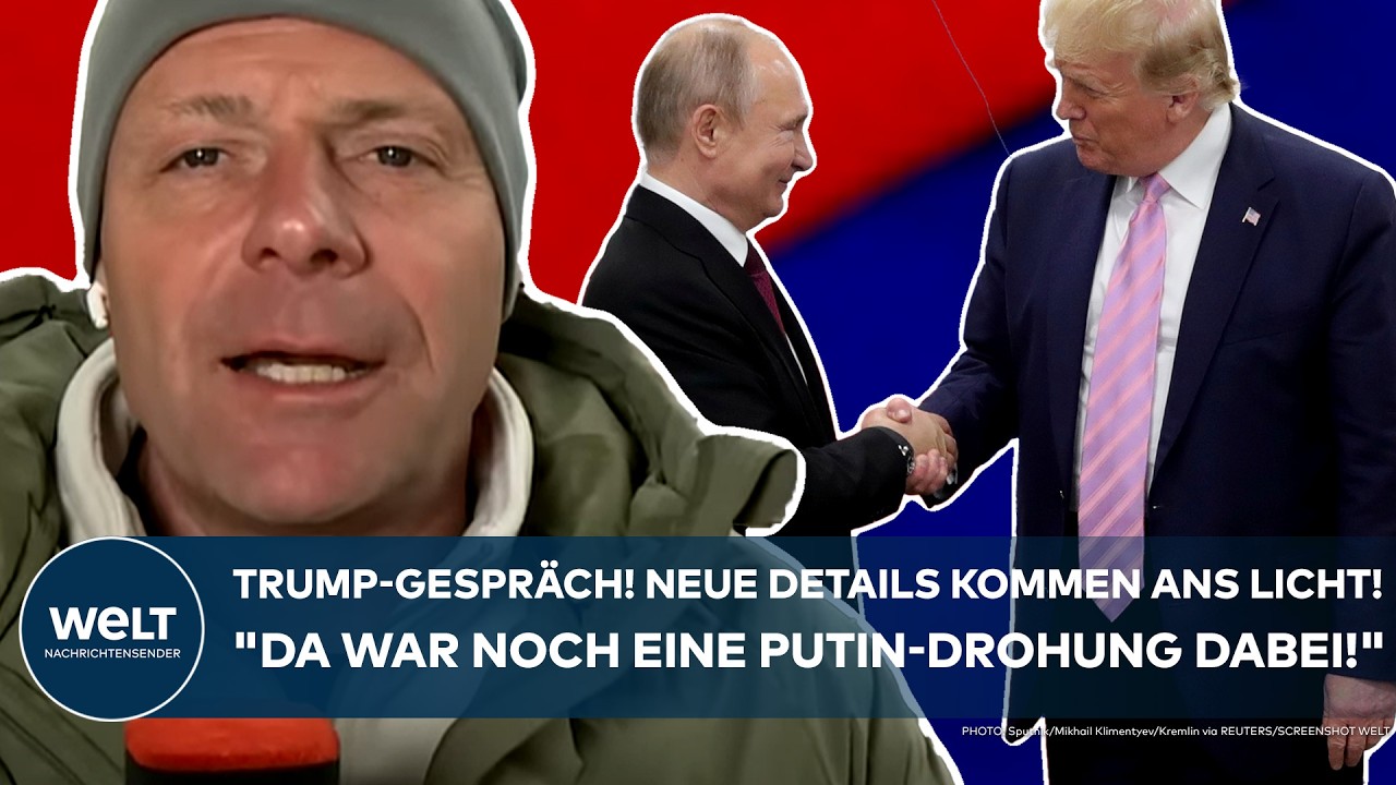 UKRAINE-KRIEG: Trump-Gespräch! Neue Details "durchgestochen"! "Da war noch eine Putin-Drohung dabei"