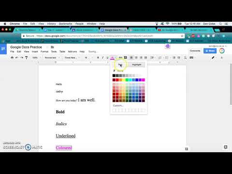 Computers for Kids 2017 - Google Docs #1
