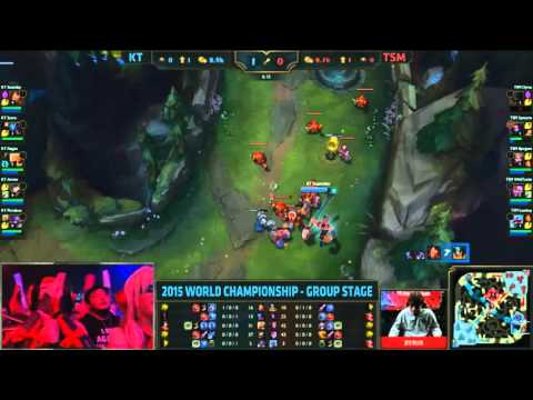 KT vs TSM - First blood on Dyrus