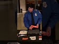 TSA demos how to properly travel with firearms #shorts
