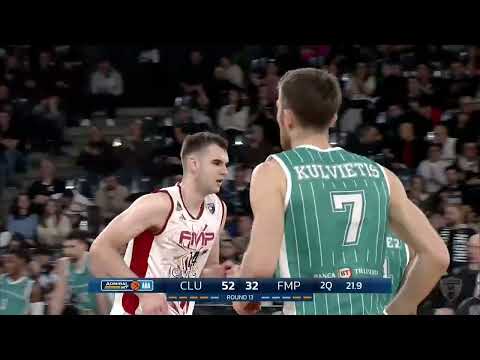 AdmiralBet ABA League 2025/26, extended HL, R13: U-BT Cluj-Napoca - FMP (3.1.2026)