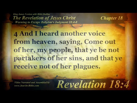 The Revelation of Jesus Christ Chapter 18 - Bible Book #66 - The Holy Bible KJV Read Along