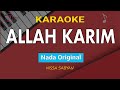 Allah Karim - Nissa Sabyan (Karaoke/Nada Original)