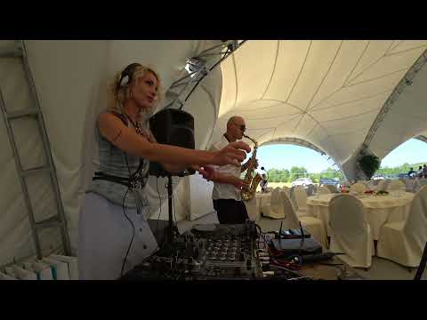 Dj Salamandra & Syntheticsax - Live Mix from Golf Club "Forest Hills" 1 part Saxophone & Dj