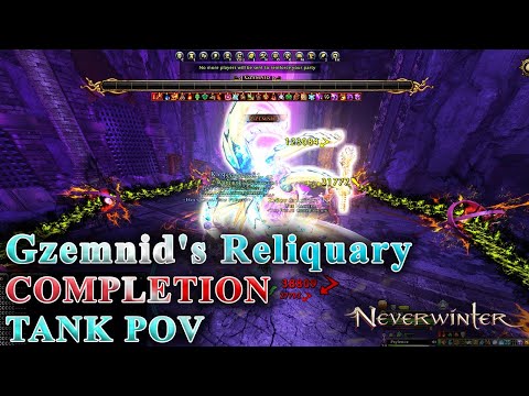 Gzemnid's Reliquary MASTER Completion [GF-Tank POV] [] Neverwinter MMORPG