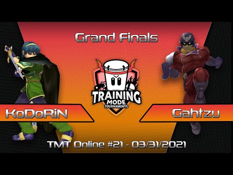 Training Mode Tournaments #21 Gahtzu (Falcon) vs. KoDoRiN (Marth) - Grand Finals SSBM