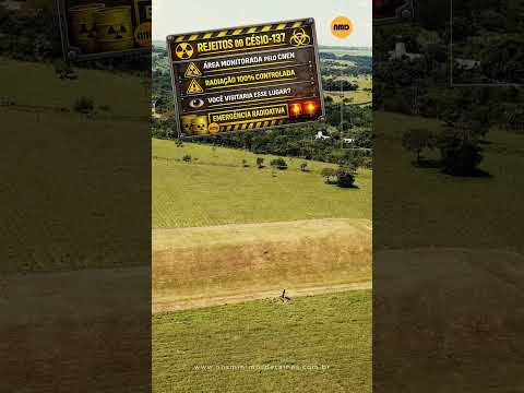 ☢️ Aqui está o lixo radioativo do Césio-137 #emergenciaradioativa #cesio #drone #radiação #netflix