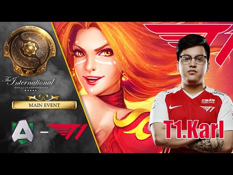 [TI10] ALLIANCE vs T1 | KARL LINA MID IS INSANE GODLIKE | TI10 FULL GAME PLAYER'S PERSPECTIVE
