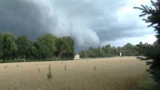 preview picture of video 'Wall Cloud in Manhattan, IL'