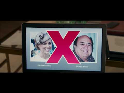 Trailer montage: motorcade, debate lectern, and a cut to a quiet balcony scene