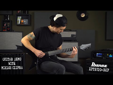 Демонстрация звучания электрогитары Ibanez XPTB720-BKF