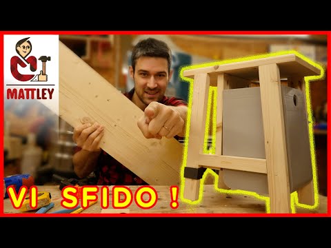 🔥VI SFIDO 🔥Come fare un progetto fai da te con una sola tavola di legno!