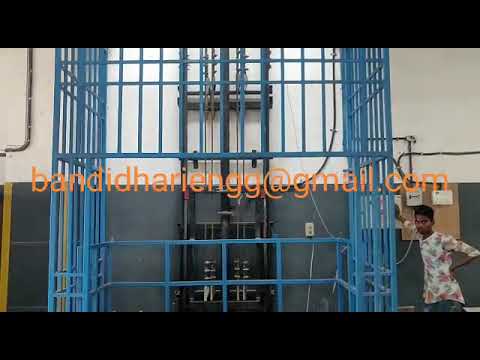 Self Supported Structure Goods Lift