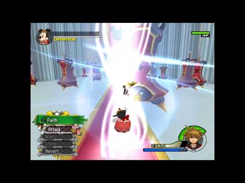 KH2FM L1CM Valor Form No Allies No Damage - Minnie Protects Sora
