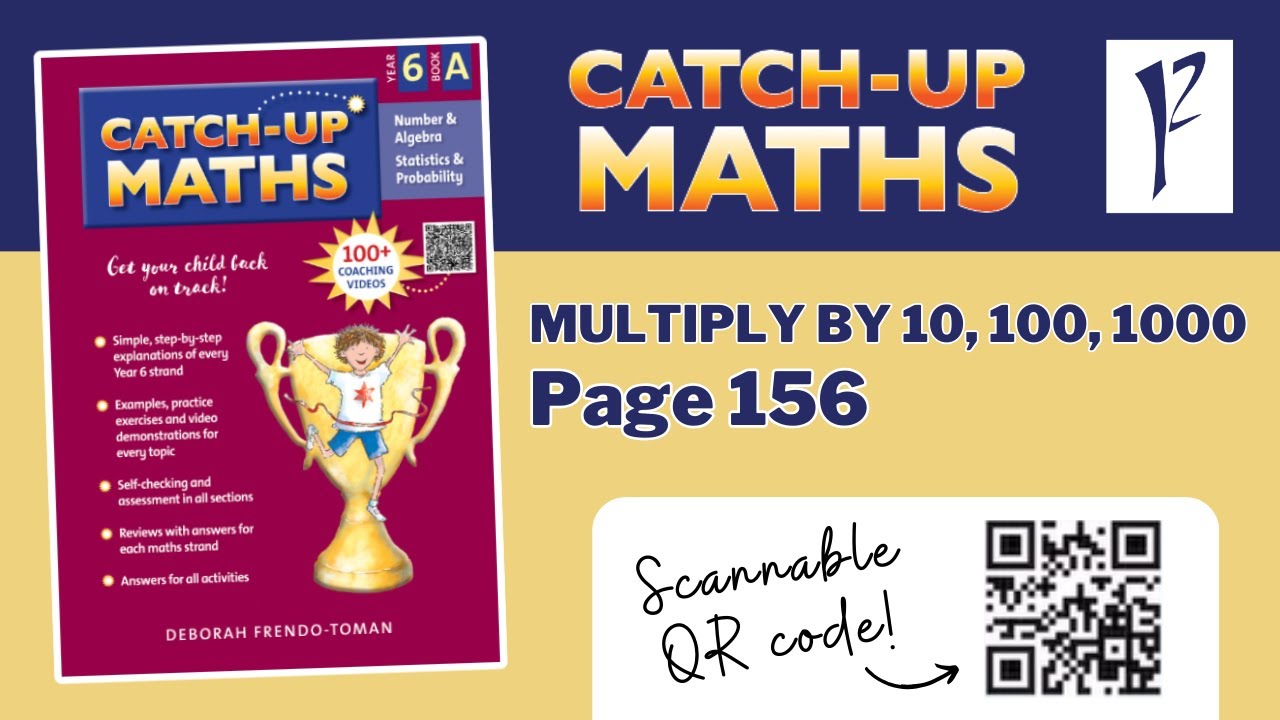 [QR CODE] Learn more about Catch-Up Maths 6A!