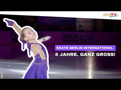 8 Jahre – und schon ganz groß! ✨ Emilia Schulze (SCC) verzaubert bei Skate Berlin International 2026
