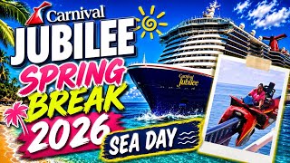 Carnival Jubilee April 2026: Sea Day-Diamond Luncheon and I RODE BOLT!! 