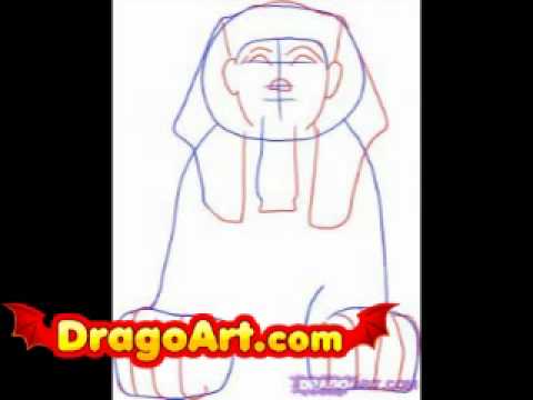 How to draw a Sphinx, step by step