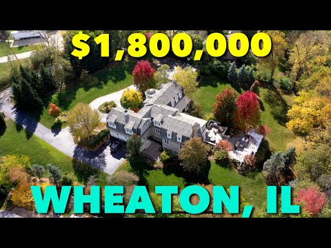 House Tour Inside A $1,800,000 Mansion In The Chicago Suburbs Of Wheaton, IL!