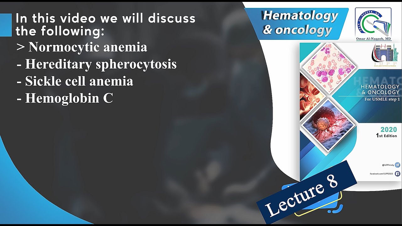 Sickle cell anemia, Hereditary spherocytosis, & Hemoglobin C