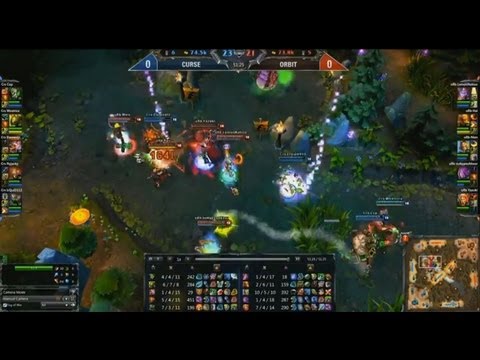 Curse vs Orbit -  League of Legends NA Online Qualifier FINALS