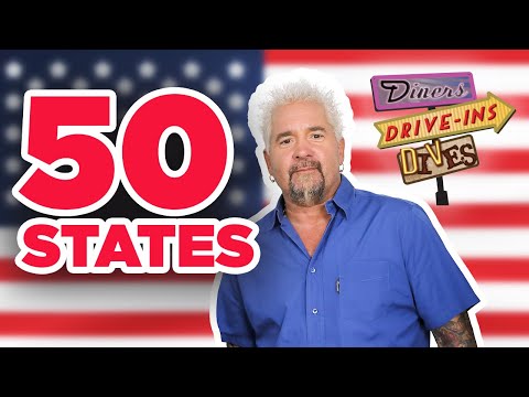 BINGE the Best of #DDD Across All 50 States of Flavortown with Guy Fieri 🇺🇸 | Food Network