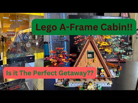 Lego Ideas A-Frame Cabin Build and Review!