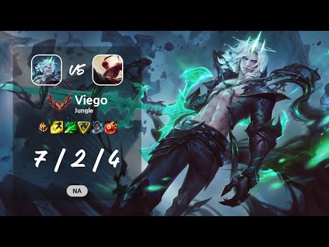 Viego Jungle vs Lee Sin - NA GrandMaster Patch 13.12
